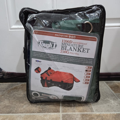 Miniature Horse Heavyweight Winter Turnout Blanket - 1200D - 39'' Green