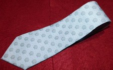 BOY'S VINEYARD VINES MADE IN U.S.A. LIGHT BLUE/GREEN SEA SHELL MOTIF TIE - NWT.