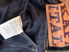 KAPITAL straight denim indigo, size 27 from Japan