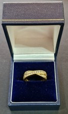18 Carat Gold And Diamond Eternity Wedding Band