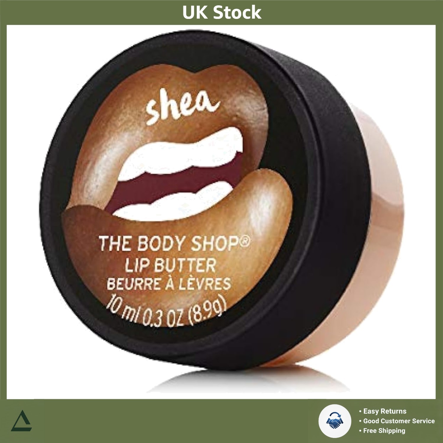 Nourishing Shea Lip Butter for Hydration & Protection 10ml