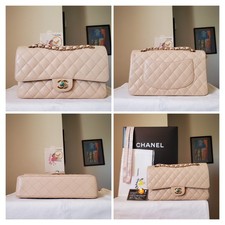 $11,700 CHANEL Classic Medium double Flap Bag caviar gold hw 