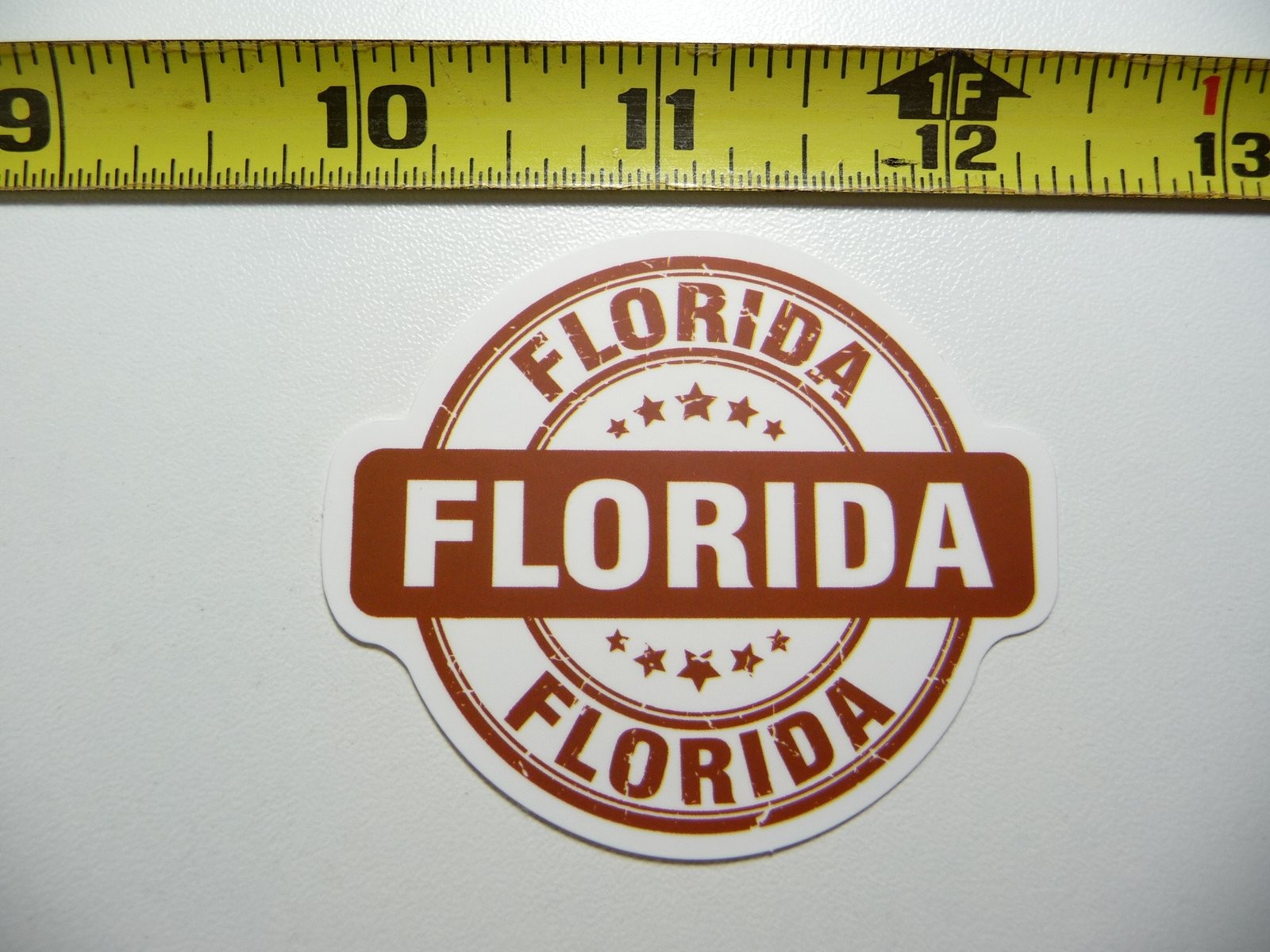 Florida State Logo Stars Decal Sticker for Laptop Travel Tourism