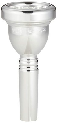 Bach Trombone Mouthpiece, 1 1/2G, Silver Plated (for large bore trombones) 3411H