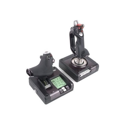 Logitech G Flight Control System Schwarz, Silber USB 2.0 Flugsimulation PC