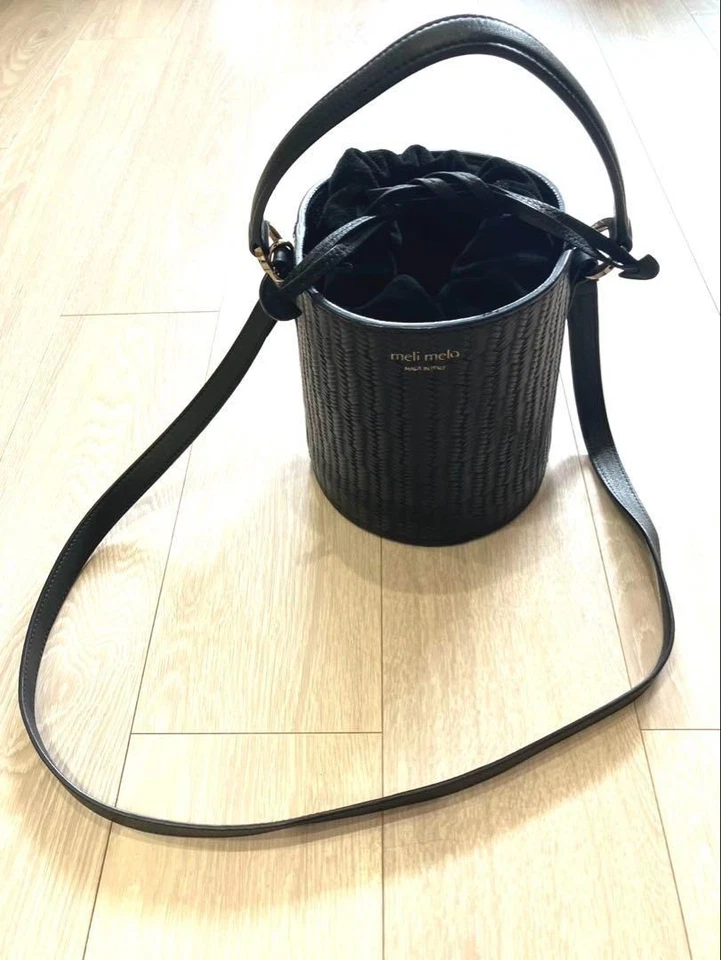 Meli Melo Bucket Shoulder Bag Handbag Purse Leather in Brown USED Once Mint Cond - Image 2 of 4