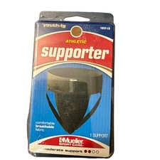 Mueller Athletic Supporter Youth LG Moderate Support Comfortable Breathable