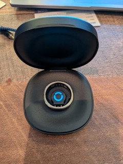 RingConn Gen3 Smart Ring Size 12 Brushed Silver with Charging Case