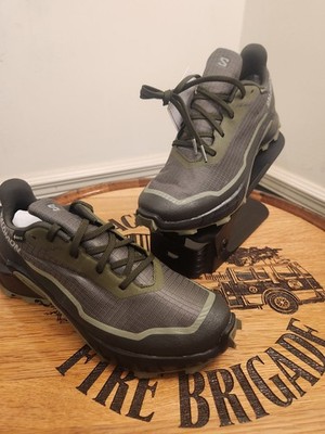 Salomon Alphacross 5 GTX -SIZE 8.0 473103 Olive Night Black Deep Lichen Gore-Tex
