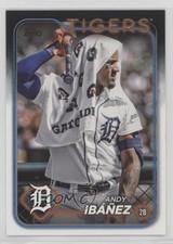 2024 Topps Series 1 Image Variation Golden Mirror Andy Ibanez SSP Ibáñez #25 3hd