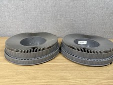 2 Trays Kodak Carousel Transvue 140 Slide Projector Tray Original Excellent