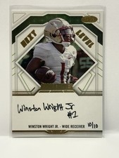 WINSTON WRIGHT Jr. 2024 SAGE GOLD NEXT LEVEL SIGNATURES ON CARD Auto 10/10