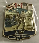 D-Day 6 June 1944 World War 2 Pin Badge