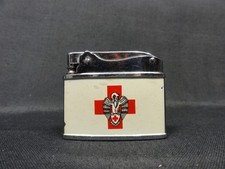 VINTAGE RETRO AUTOMATIK BENZIN DOCHT FEUERZEUG BRIKETT