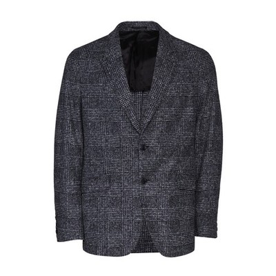 Hackett London Herren Anzug Sakko Gr. UK 42R Wollmischung Kariert HM443090R