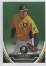 2013 Bowman Platinum Prospects Chrome Green Refractor 342/399 Luis Heredia 0l2