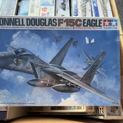 Tamiya 61029 McDonnell Douglas F-15C Eagle 1/48 Scale Plastic Model Kit