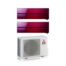 Condizionatore Mitsubishi Dual Inverter Kirigamine Style Msz-Ln 9+12 Ruby Red