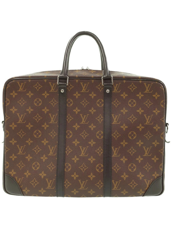 Louis Vuitton Bag Macassar Voyage GM Business Monogram Document