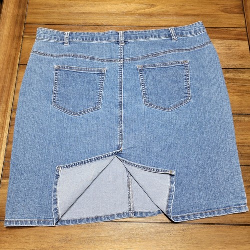 Jaclyn Smith Denim Midi Skirt - Size 18 - Picture 3 of 4