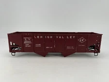 Lionel #25000 O Gauge Lehigh Valley Hopper Car Maroon No Trucks Fair