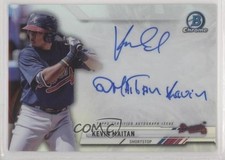 2017 Bowman Chrome Inscription Auto 4/75 Kevin Maitan #BIA-KM Auto 00bo