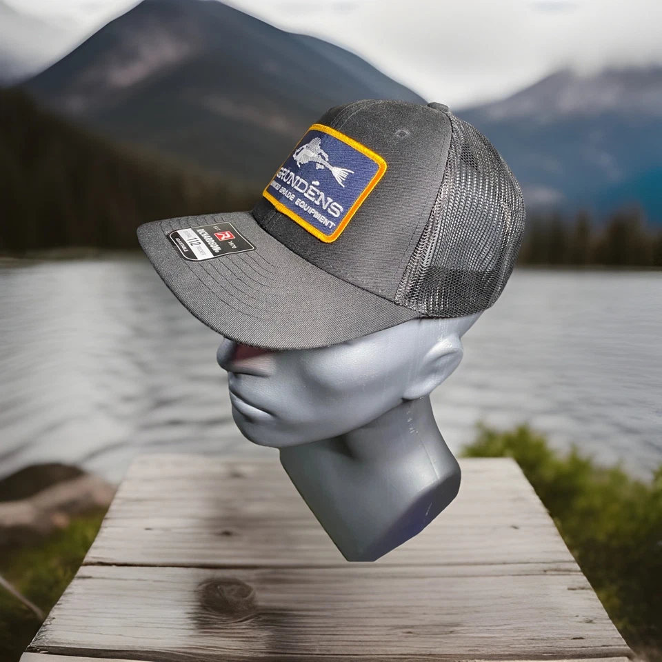 Grundens Parche de Pesca Richardson 112 Camionero Snapback Sombrero Negro  Foto 3 de 4