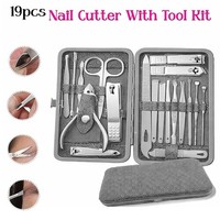 19pcs Professional Nail Care Set | Salon Quality Manicure & Pedicure Kit | UK