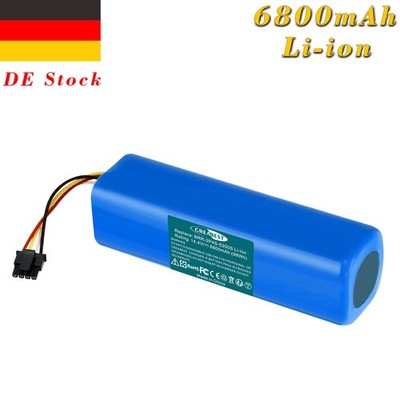 14,4V 6800mAh Li-Ion Akku Für Xiaomi Roborock S50 S51 S55 S5 S6 T60 T65 S6 Max