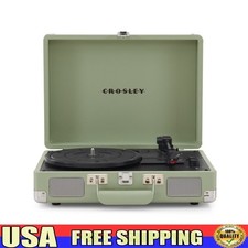 Bluetooth Vinyl Record Player W/ Speakers 3-Speed Turntable Audio System New