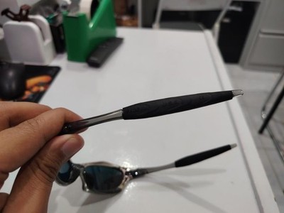 Vintage Oakley Splice Sunglasses - Polished Chrome / Fire Iridium