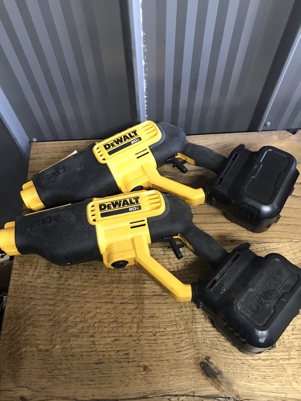20v Dewalt Dcpw550b Power Washer 2 Pack For Parts Or Repair Only Lot 463