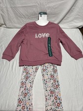 Member's Mark Girls 2-Piece Playwear Set, Pull-On, Long Sleeve
