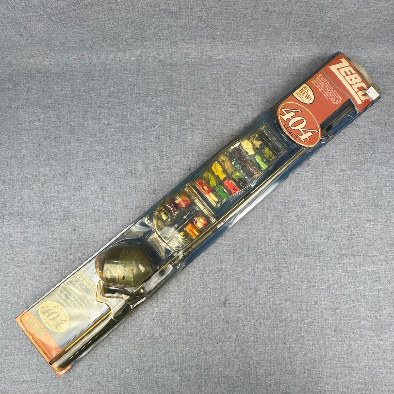 Zebco 404 Combo Fishing Rod Reel Kit New Sealed Vintage Tack