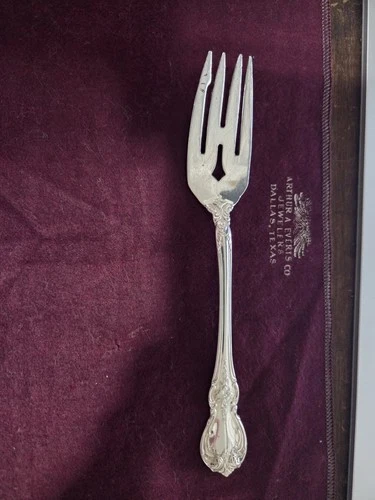 DAMAGED Towle Sterling Silver Pierced Individual Salad Fork Old Master 6-3/8"