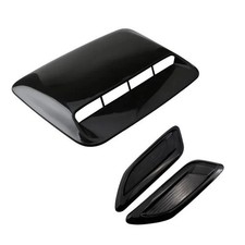 Air Outlet Cover Decoration Trim Universal Plastic Car Hood Scoop Fake Air Flow Air Outlet Cover Decoration Trim Universal Plastic Car Hood Scoop Fake Air Flow