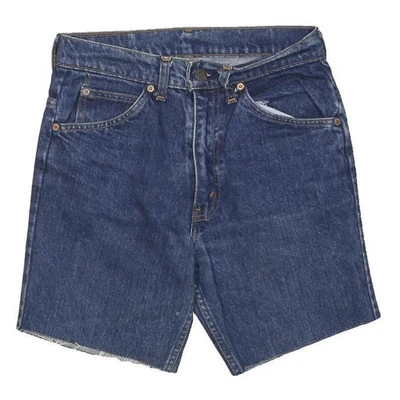 LEVI'S Shorts en Jean Bleu Décontractés Femme W27 Coupe Classique Ourlet Brut - Photo 1/4