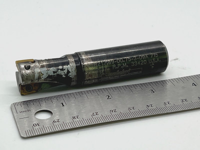 Carboloy R217.69-00.75-3-09A Milling Cutter, 3/4 Shank