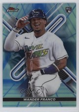 2022 Topps Finest Blue/Aqua Vapor Refractor 211/250 Wander Franco #2 10k8