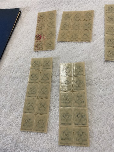 GERMANY-(-1923-)-30.000 Mark-INFLATION lot Of Blocks /FAULTS-SEE PHOTOS.#7 - Picture 6 of 8