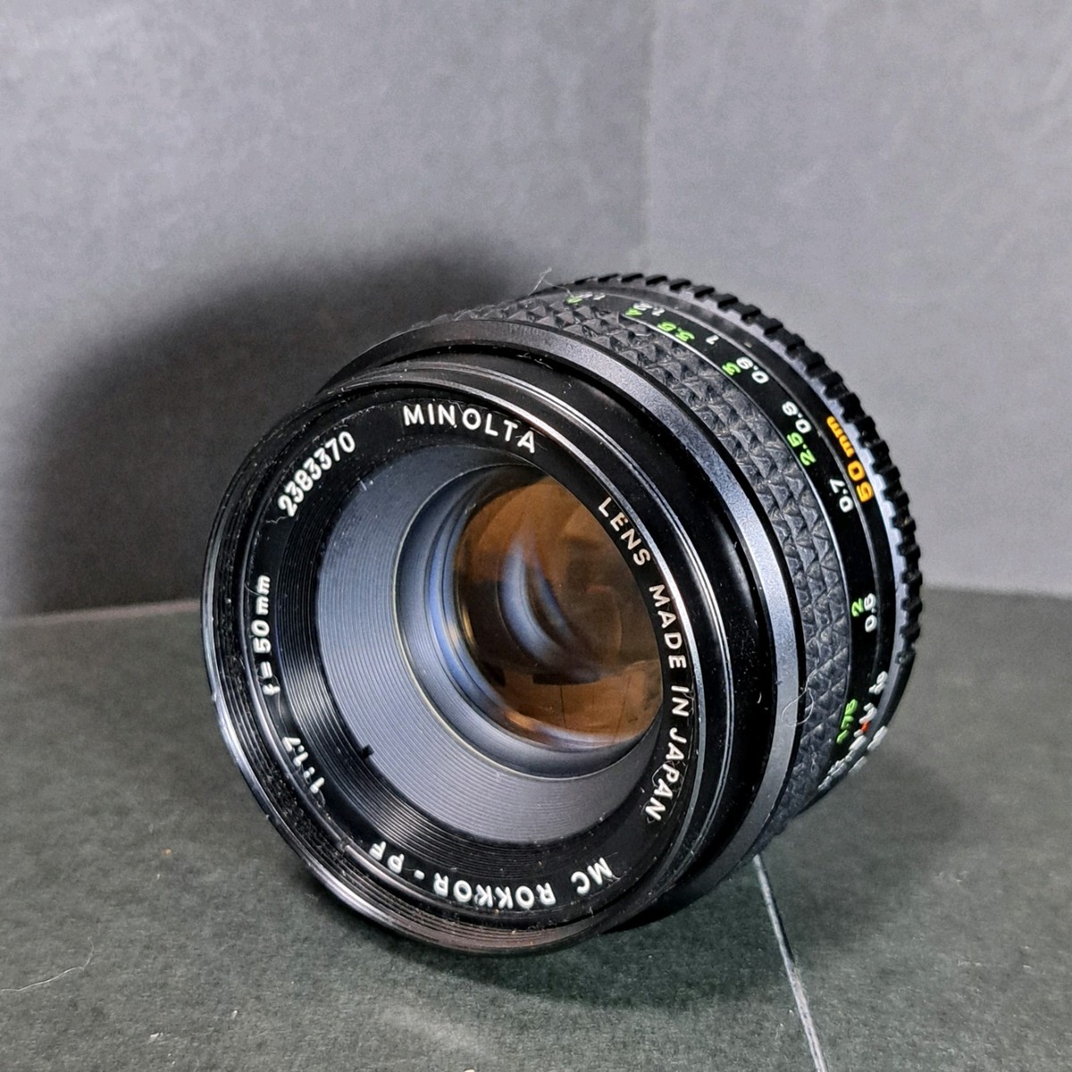 🐾[Exc5] Minolta MC Rokkor - PF 50mm F1.7 MF vintage Lens From