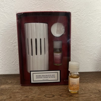 White barn Japanese cherry blossom home fragrance set oil Lot