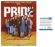 Imelda Staunton +3 Cast “Pride” AUTOGRAPH Signed 10x8 Photo ACOA