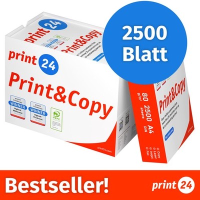 Druckerpapier A4 2500 Blatt (5x500) Premium Hochweiß CIE 160 PEFC
