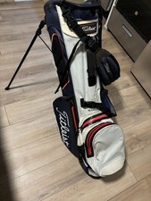 Titleist Players 4 StaDry Lightweight Golf Bag Carry/Stand Navy/White