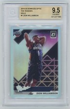 2019-20 Donruss Optic #1 ZION WILLIAMSON The Rookies Holo Rookie RC BGS 9.5 PSA