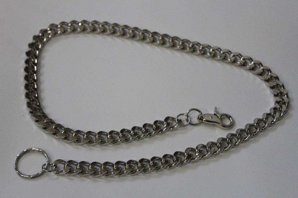 小物 Silver Wallet chain New Men Silver Wallet Chains Metal Biker Heavy Strong Long