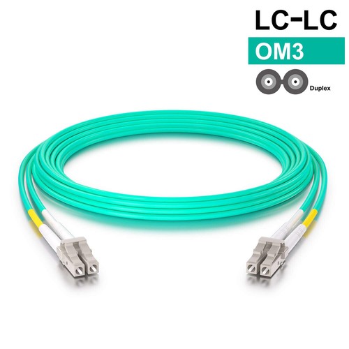 OS2,OM3,OM4,OM5 LC auf LC LWL Patchkabel, LC Multimode SMF Kabel Duplex - Bild 2 von 24