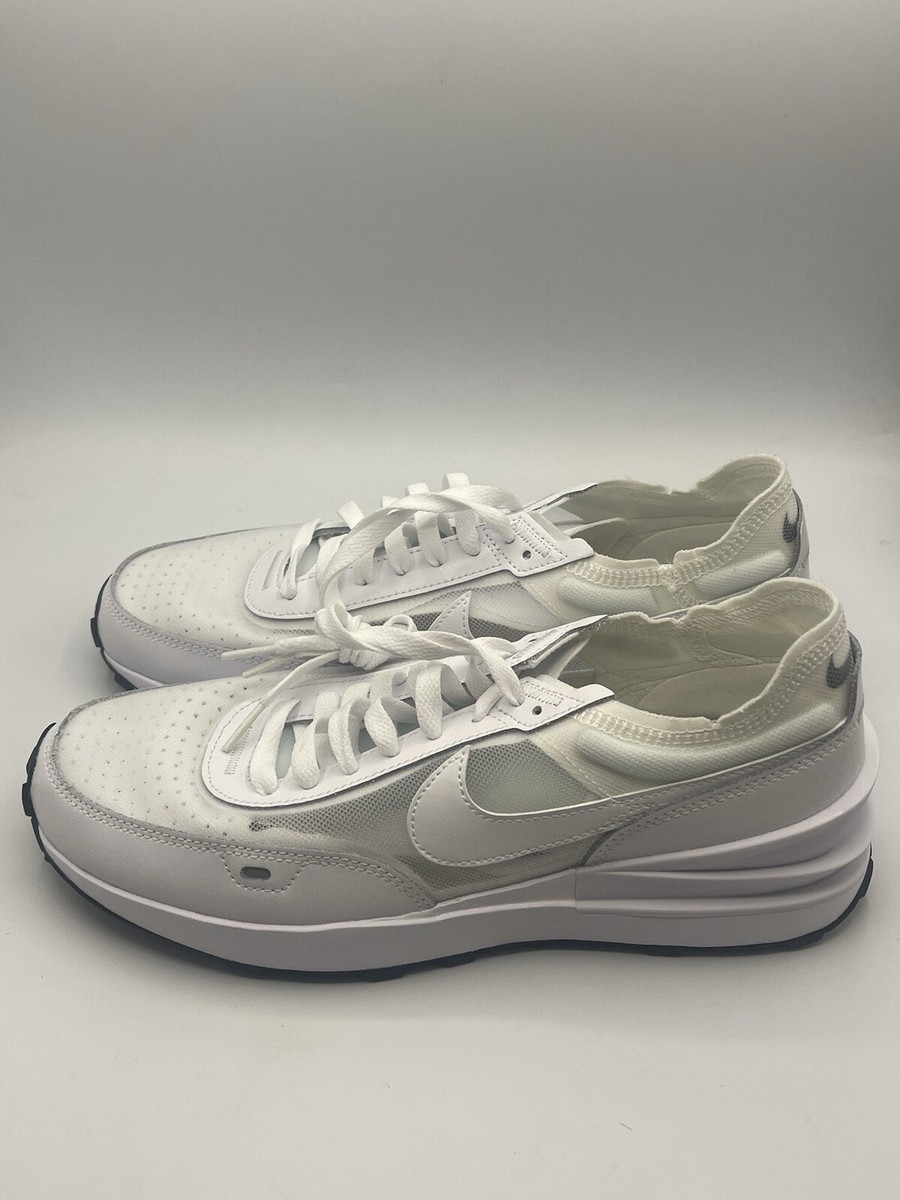 white nike waffle one