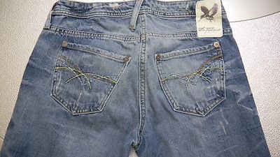 RIVER ISLAND SUPREME SKINNY FIT JEANS SZ 25 LIGHT WASH DISTRESSED 